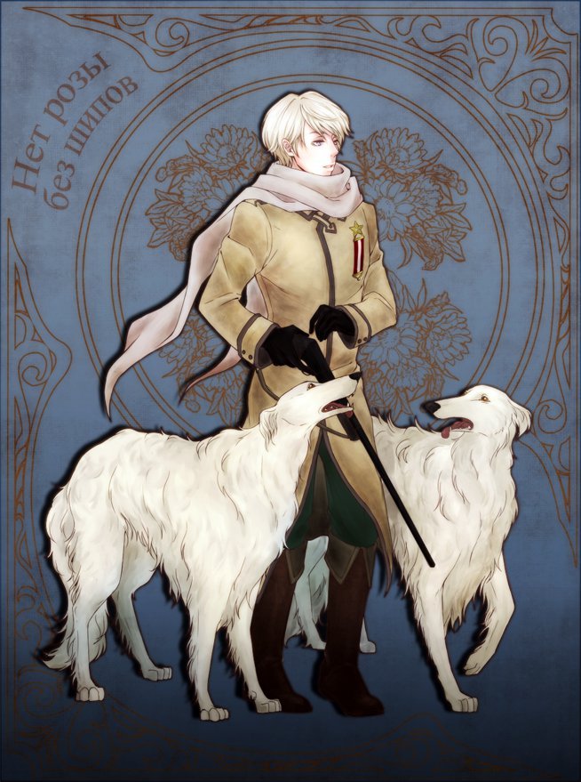 podsolnukh:  Borzoi【ヘタリアde犬】 