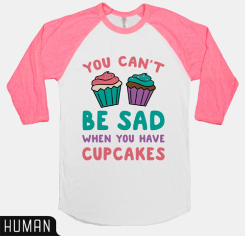 ambhuurr: Who doesn’t love cupcakes? Purple Tank  |  Pink Baseball T