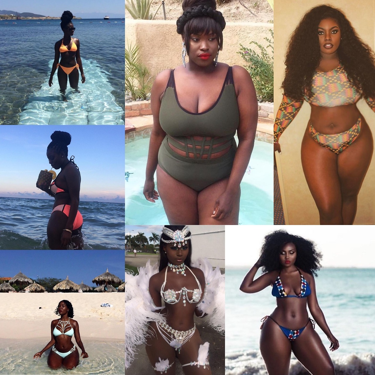 vanillascentedthot:Dark skin beauties. 🌟