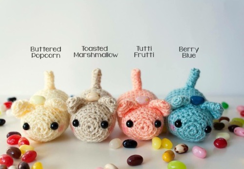 First new item in my shop of 2018: Jelly Bean Cats!