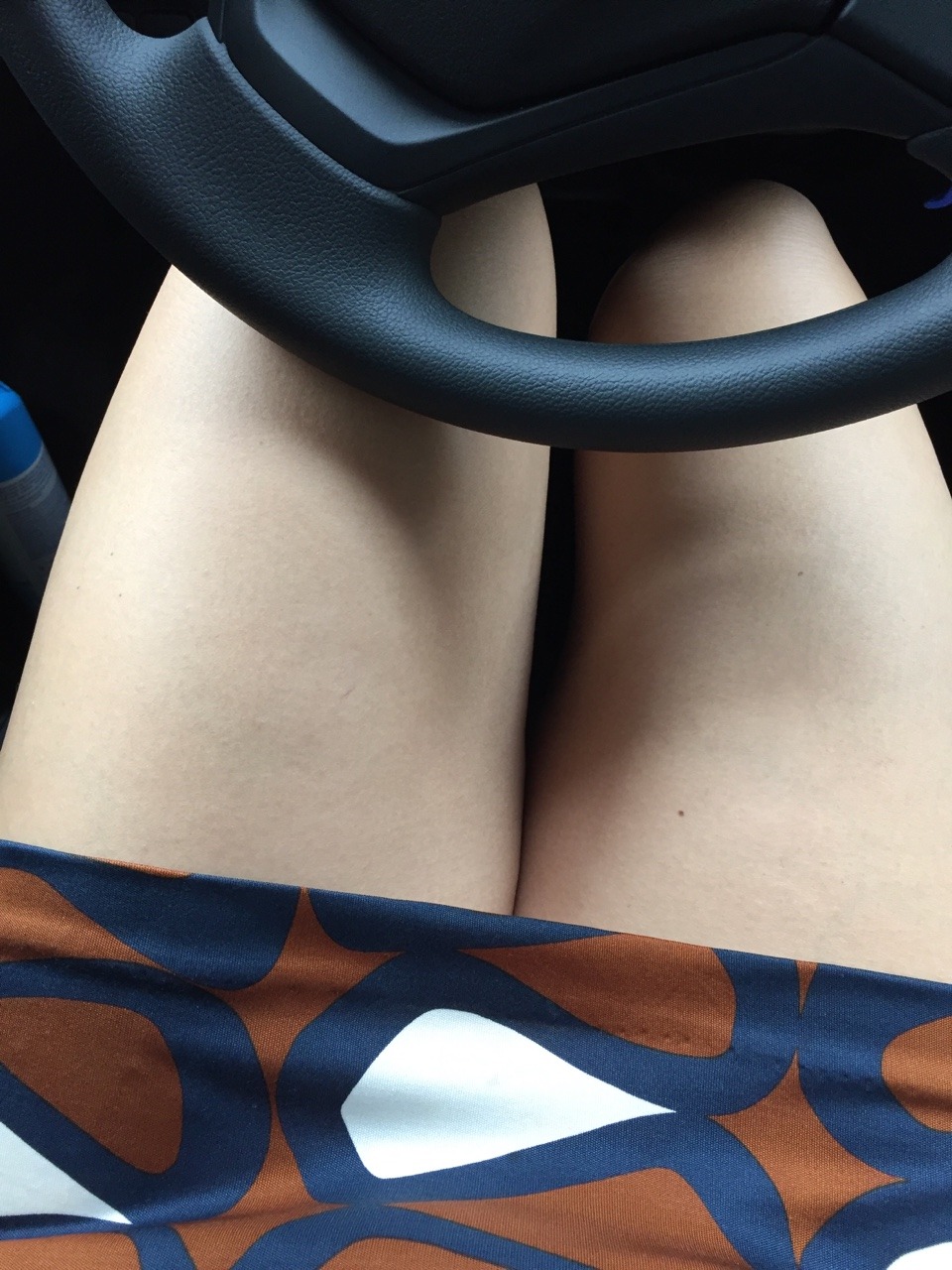 octaviothegreat55:  Her dresses are so short. Especially when she sits. Do you think