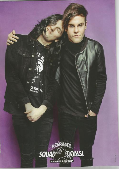 gothcuomo:Kier Kemp and Will Gould Kerrang 26/03/16