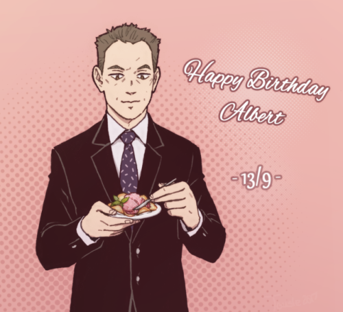 Happy Birthday Agent Rosenflower(Coop found him Tulipes ‘to die for’and Harry finally go