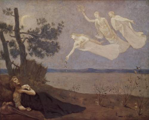 saturnsdaughter:Pierre-Cécile Puvis de Chavannes, Le rêve, 1883