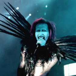 Mansons-Horror-Queen:💙🖤Mechanical Animals Mood Board🖤💙