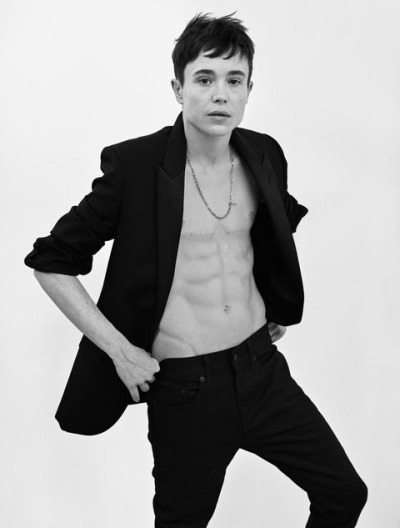 words-of-holly:chuutoro:the euphoria of elliot page (esquire)What a fucking KING