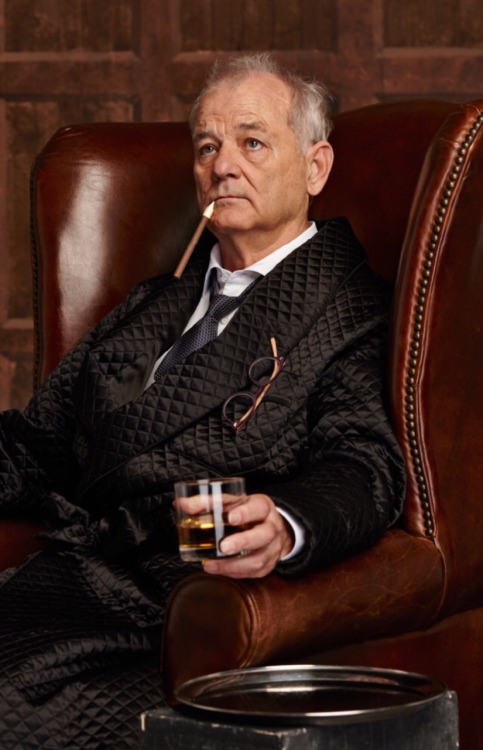 sexyolddudes - Bill Murray by Nigel Parry for Esquire