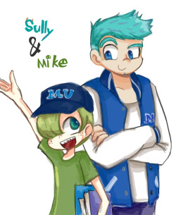 yeahnewjm:  monsters university humanized