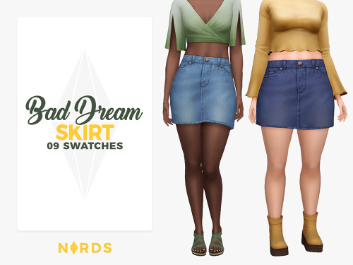 nords-sims:Bad Dream Skirt:Sul sul everyone,For me there’s never enough denim skirts out there