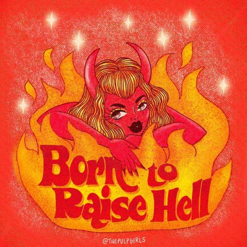 ✨ Born to Raise Hell ✨ SWIPE FOR MORE + MERCH! ➡️ You know what you want and you go after it! You&rs