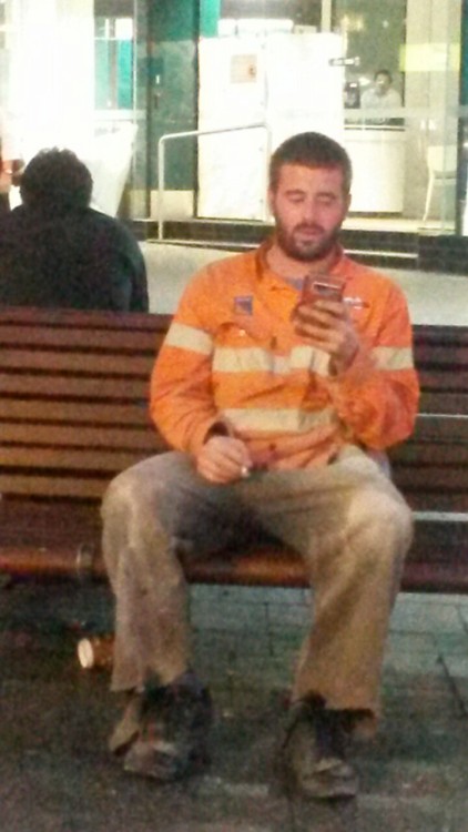 Cute tradie seen today :)