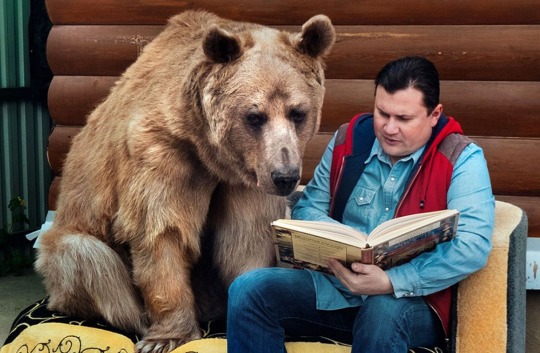 Porn Meet Stepan the bear that lives with a Russian photos