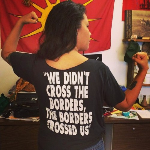 indigenousfeminists:don’t know who this is but #respect #ndnpride #indigena