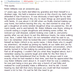 kikaijima:  a redditor recounts the day he met robin williams. 