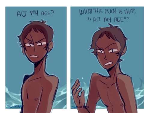 joker-ace: Saw one of my fav quotes on here again and built an entire au for it where lance is a chi