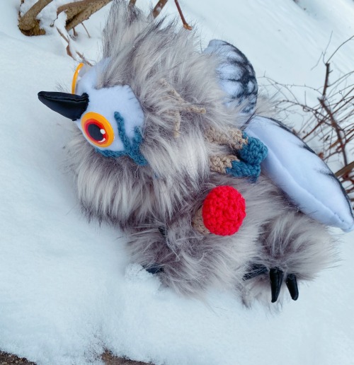 My Fianc @littletohate Made A Plush Of My Druid Oc Vens Mushroomy Owlbear Wildshape And Hes Perfect He