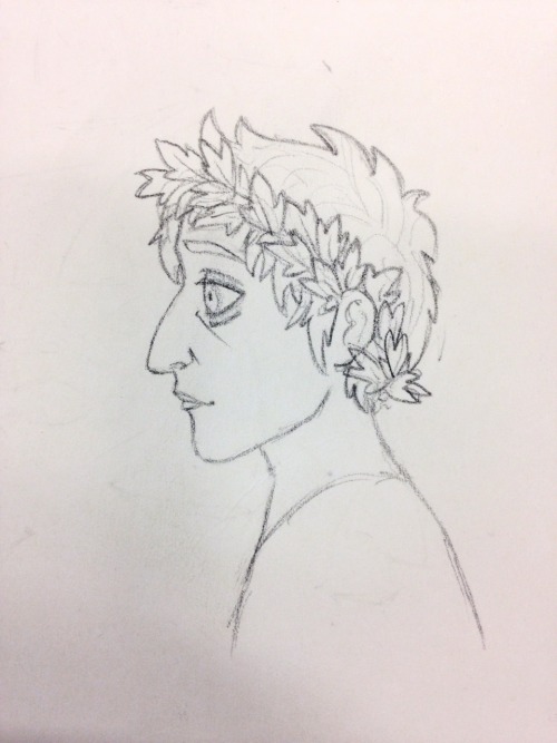 things-chelidon-draws:Obvius huic venias hedera iuvenalia cinctus Tempora cum Calvo, docte Catulle, 