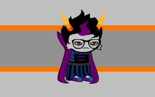Eridan Ampora from Homestuck drinks wet cement! requested by @aravel-rising