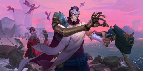 Jhin, the Virtuoso - Legends of Runeterra Splash Art