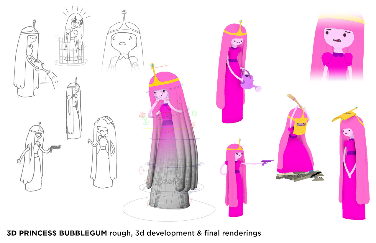thedavidoreilly:  Part 1 of some character layouts from my Adventure Time episode.
