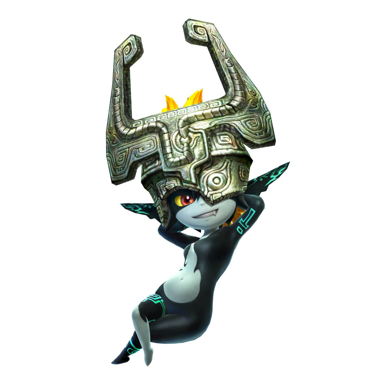 ampharos:  Zelda and Midna Character Artwork for Hyrule Warriors 