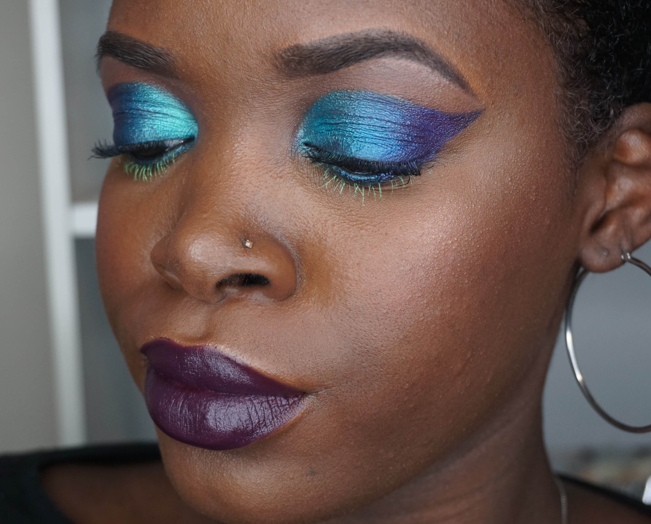 roideslions: Just posted this Blue Orchid 🌸🌷💙 inspired tutorial on my channel.