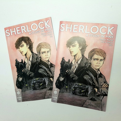 Out tomorrow in the UK and USA from @titancomics - Sherlock Manga issue 4! Available from comic book