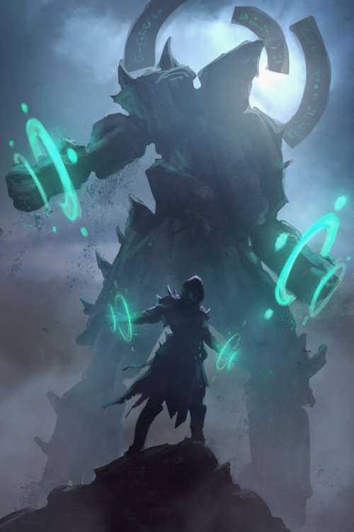 scifi-fantasy-horror:    Master of Golems by   Sergey Samarskiy   