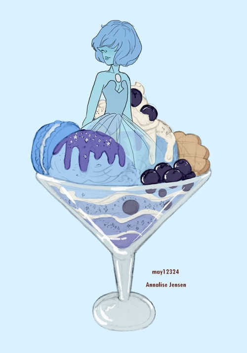 may12324:The Diamonds and Pearls as ice cream sundaes!! Available as an A6 sticker sheet on my etsy 