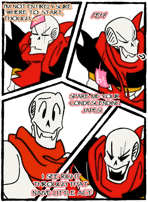 thaidraws:hobbies: bullying uf!papyrus