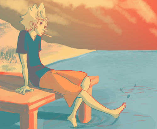 Roxas by the shore. A pallet challenge from ages ago