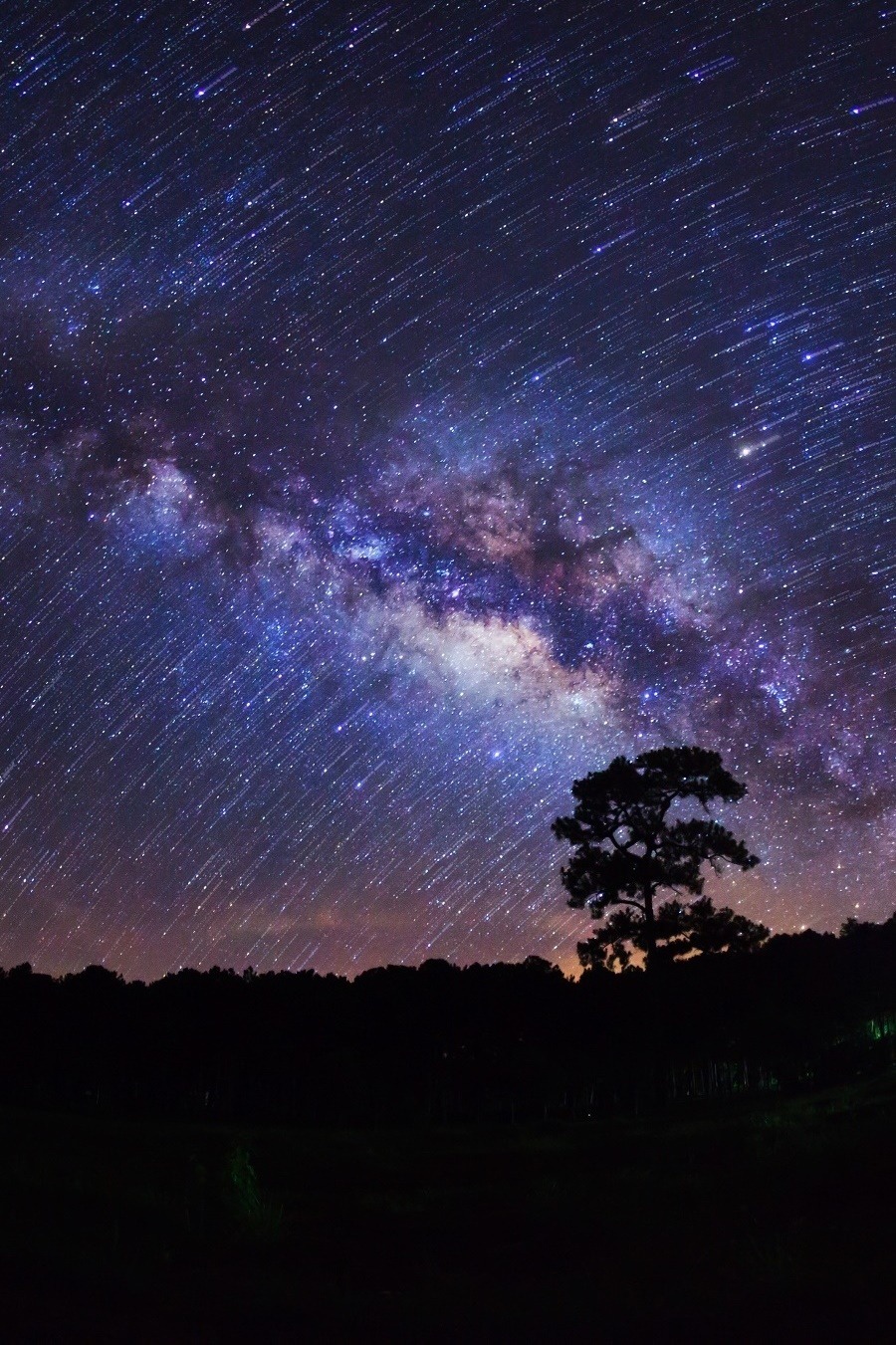 0ce4n-g0d:  Milky Way at Phu Hin Rong Kla National Park,Phitsanulok Thailand by Sarote