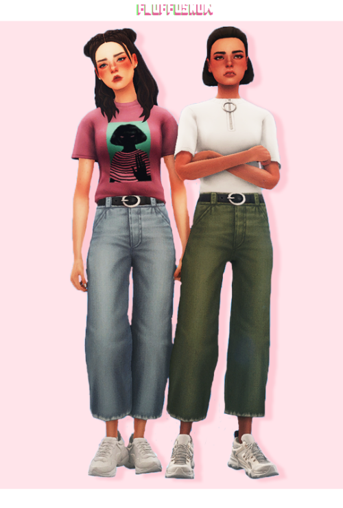 fluffusnow: Millie Jeans  Basegame compatible 8 swatches  Please:  Don’t claim as your own Don