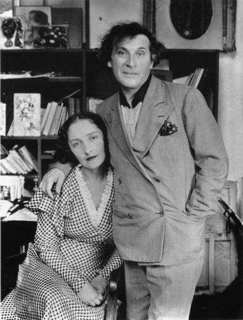 Artist MarcChagall and Bella , Paris, 1929 by André Kertész