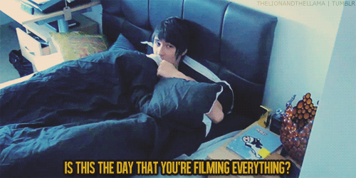 thelionandthellama:  a day in the life of dan &amp; phil - 2012 &amp; 2013