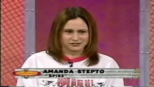 Amanda Stepto in Sick of It All t-shirt 1999.
