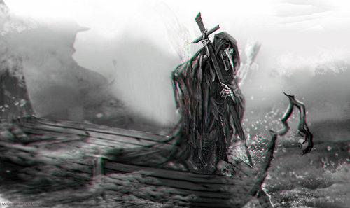 resistforever95:  :: Charon the Ferryman :: by Sangrde 