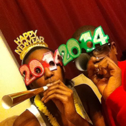 Happy New Year from me and my cousin!!! @mr_jokester #happynewyear #2014 #ouryear #thisisouryear