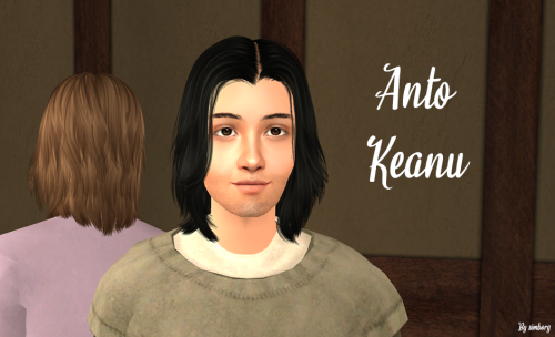 Two new hair conversions, Leah Lillith’s Kyne and Anto’s Keanu.Leah Lillith Kyne  &