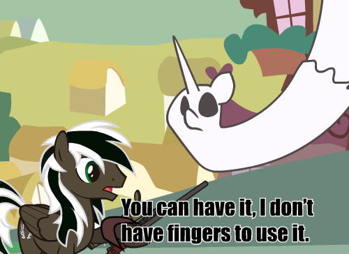 ask-that-brown-pony:  Ghosty frosty  x3!
