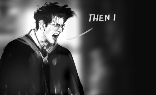 blvnk-art: after Sirius’ death.-(book scene)“I don’t want to talk about how I feel, all right?”“Harr