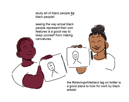 peachdeluxe: I get asked a lot for tips with coloring black people, so i put together a little tuto