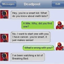 #deadpool #spiderman #textfromsuperheroes
