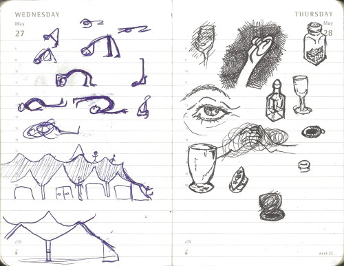 deadlydoodles:rairii:2015 Planner Doodles Hey-ho, look at that. A few pages of miscellaneous doodles