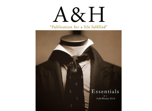 Thanks to the team at A&amp;H for a lovely write up in the A&amp;H Magazine Essentials 