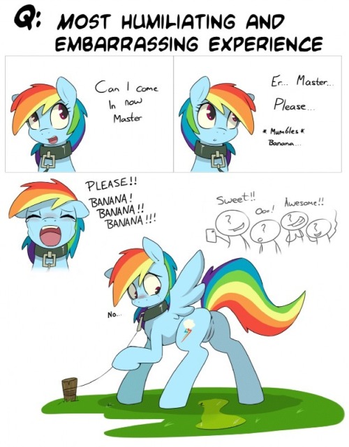 yiffnclopnhentaiohmy:  Pet Dashie, by Smitty G! I love this a lot more than I should. 