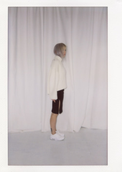 and-other-stories:  The polariods by Co-creatives Ivania Carpio and Romeo Pokomasse feature their shared love of monochrome looks. Top and trainers. 