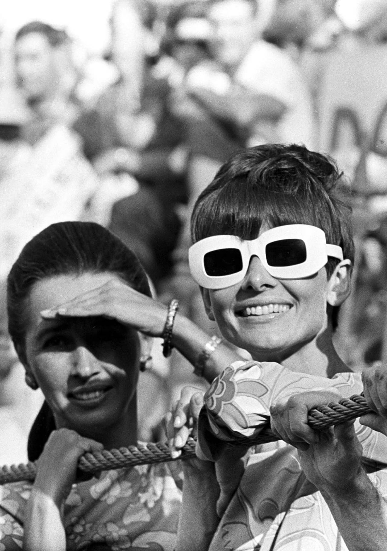 Rare Audrey Hepburn Audrey Hepburn With Her Friend Aline Griffith 