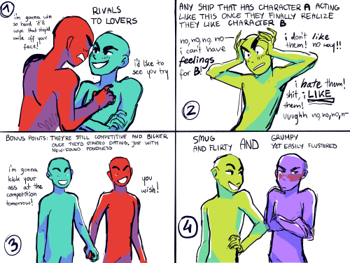 astrolavas: realized i hadn’t posted my favorite ship dynamics/tropes on here yet lol so…… tag your 