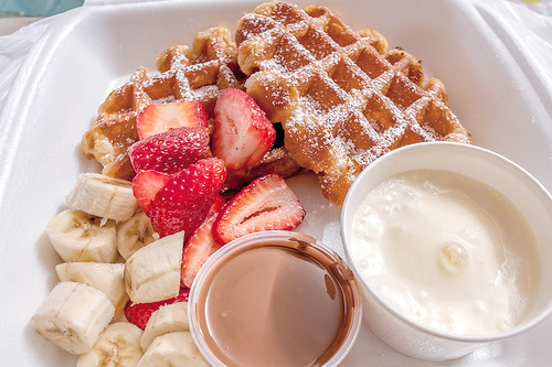 cinnahearts:  Celebratory waffles? (by Impossible Astronaut (Catching up)) 